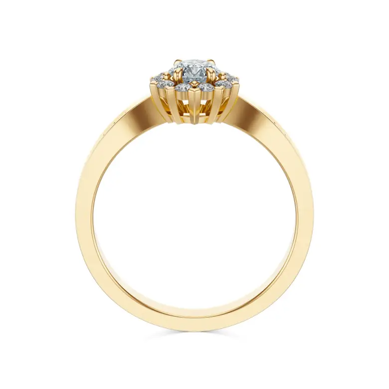 Pierścionek zaręczynowy z diamentami AJPZ_138